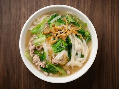 榨菜肉丝汤河粉